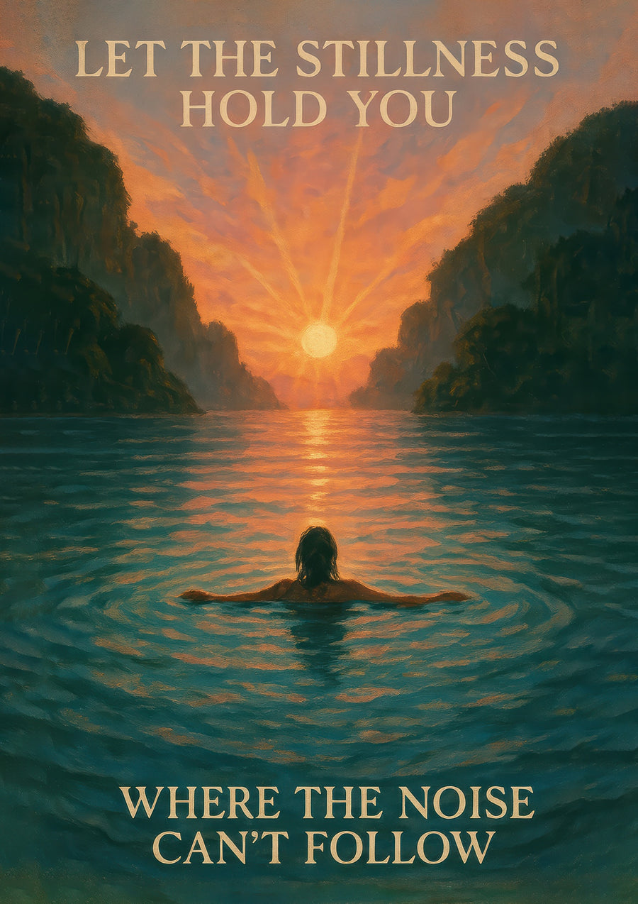 Let The Stillness Hold You - Print only