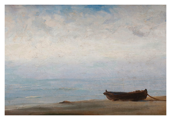 Strand med båtar
