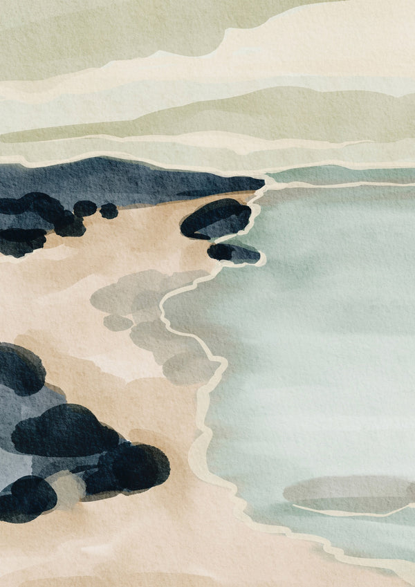 Misty Coastal View