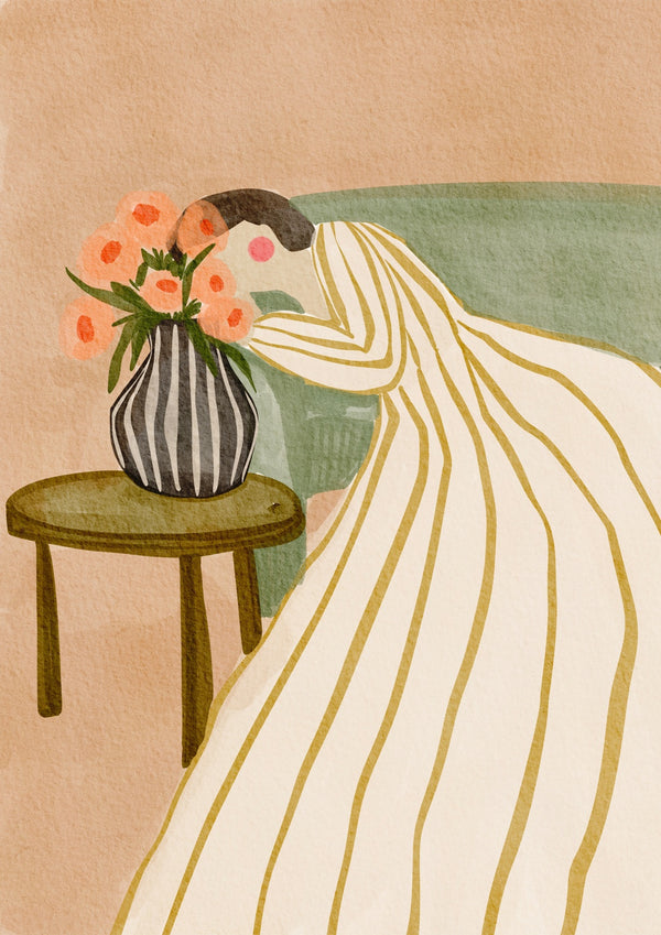 Lady on Sofa