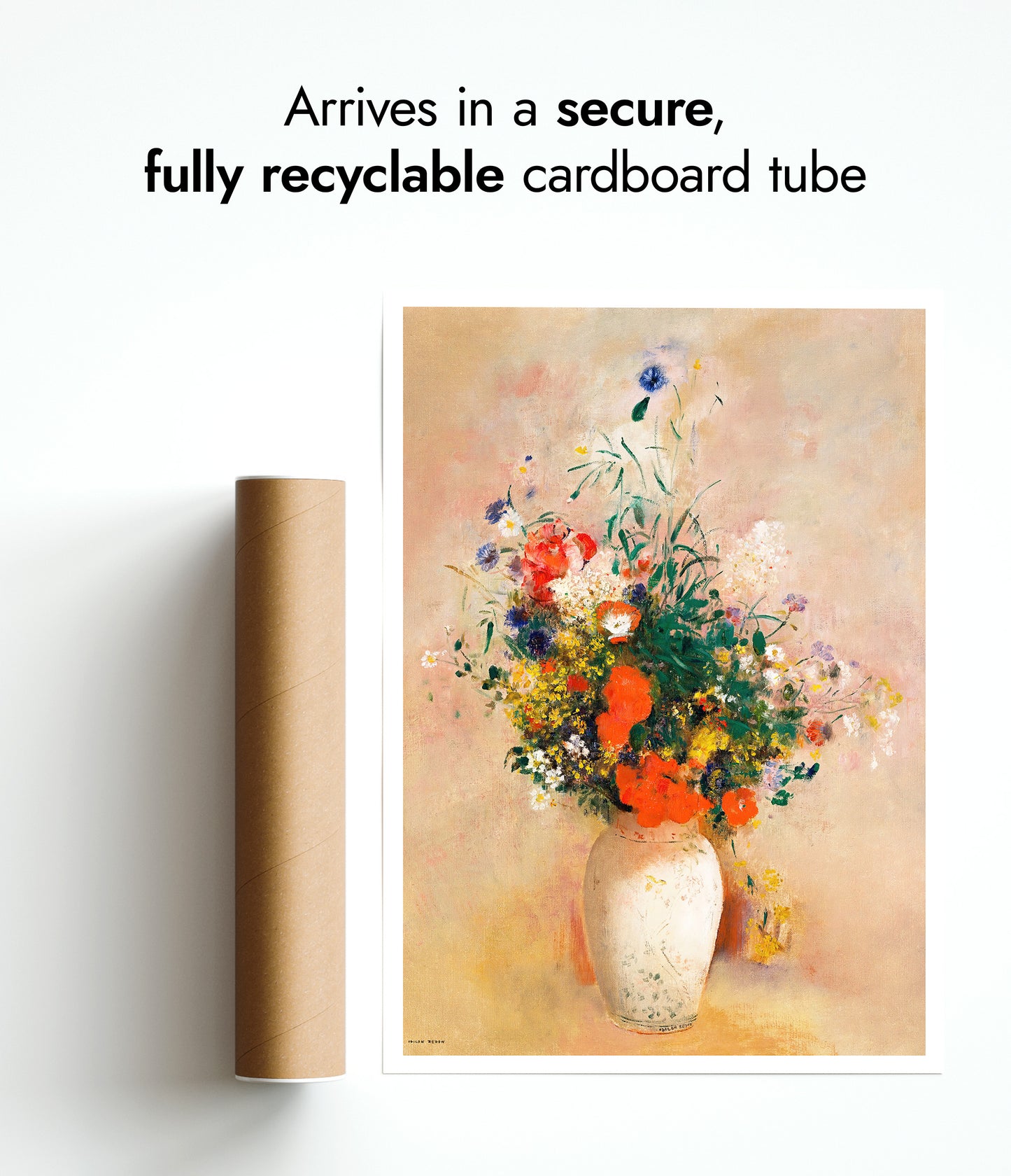 Vase of Flowers (Pink)