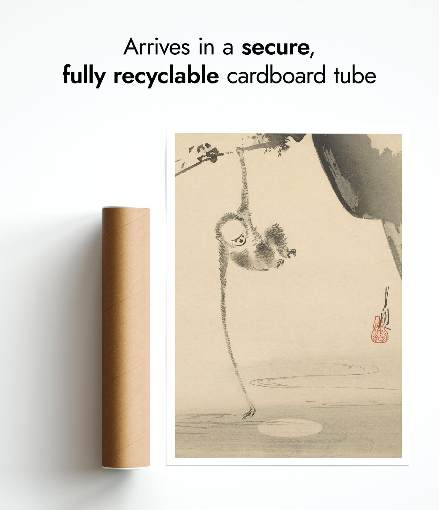 Monkey Reaching for the Moon