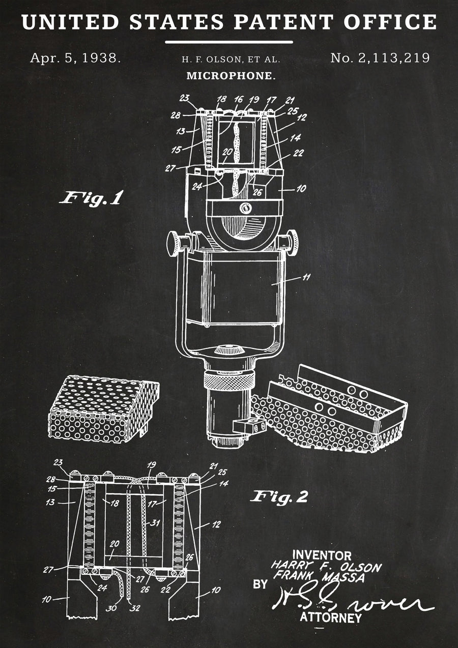 Microphone - Print only