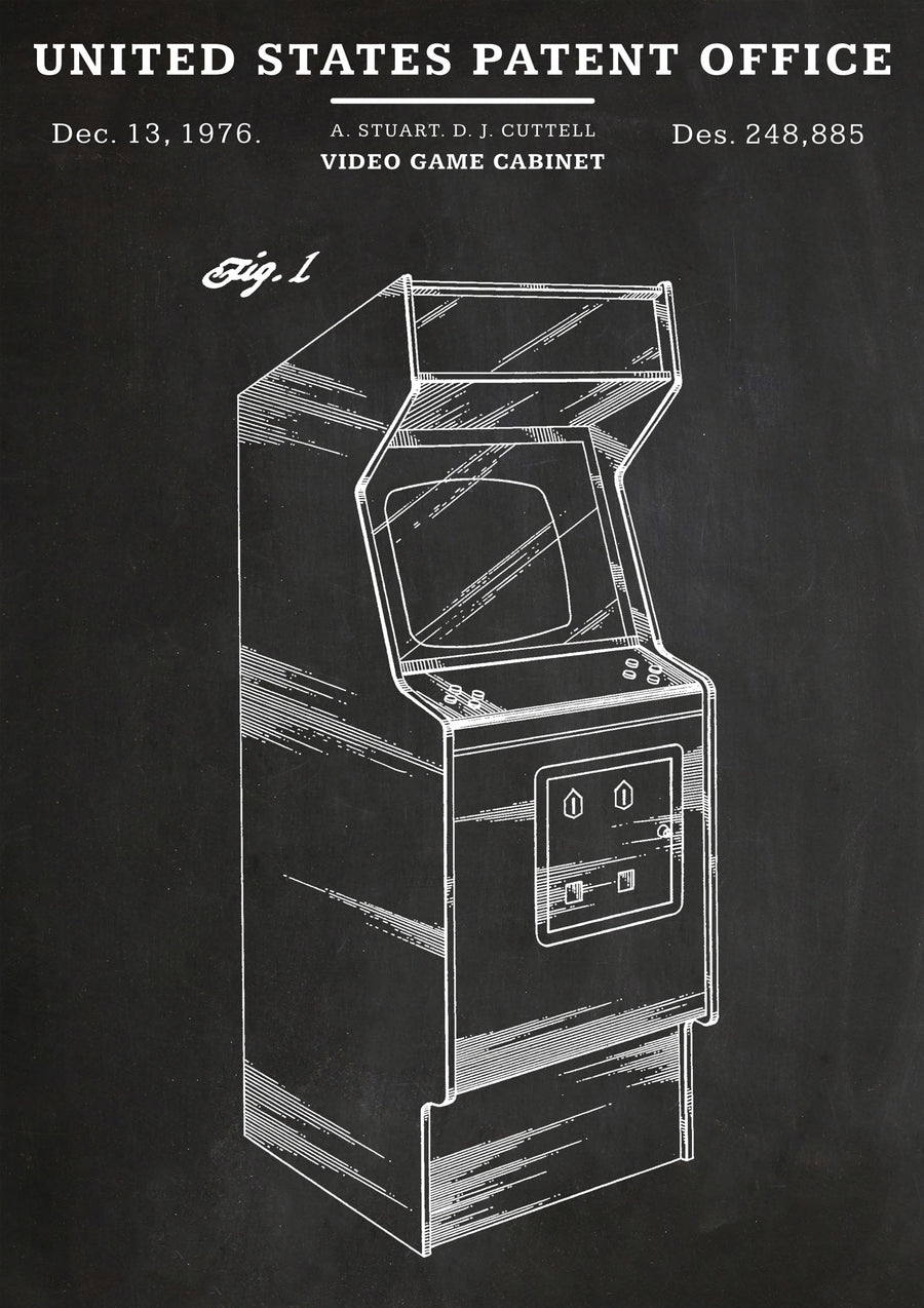 Arcade Gaming Cabinet - Print only
