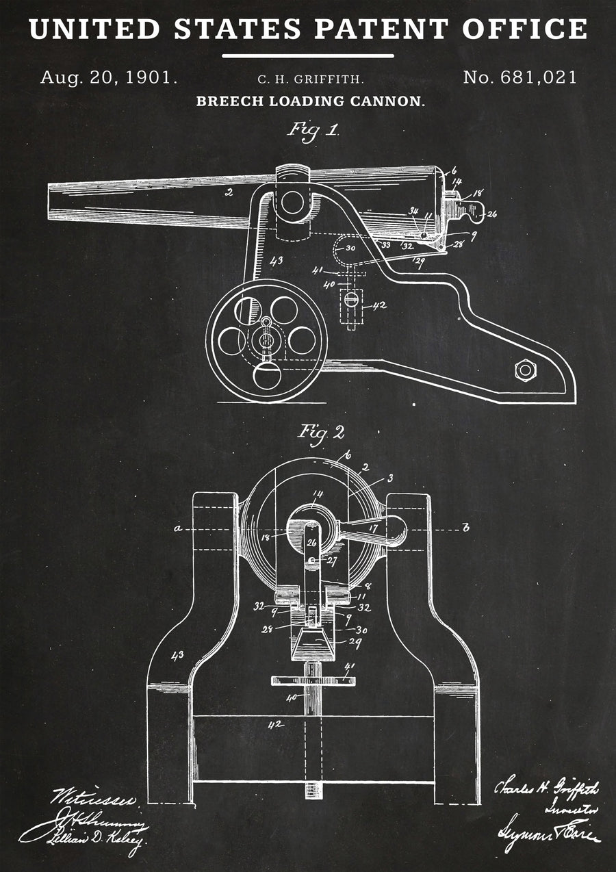 Canon à chargement par la culasse - Print only