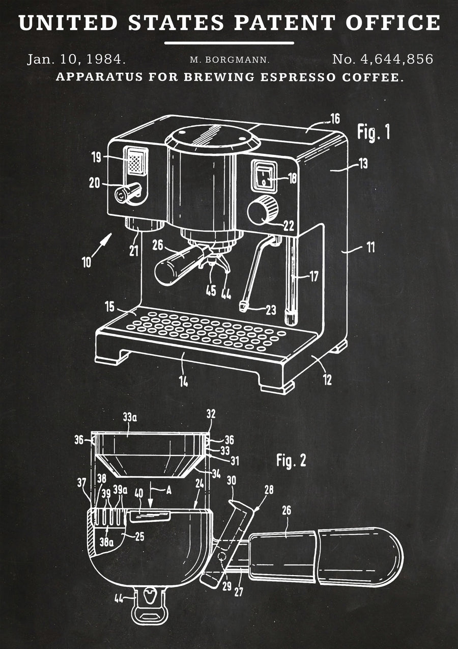 Espressomachine - Print only