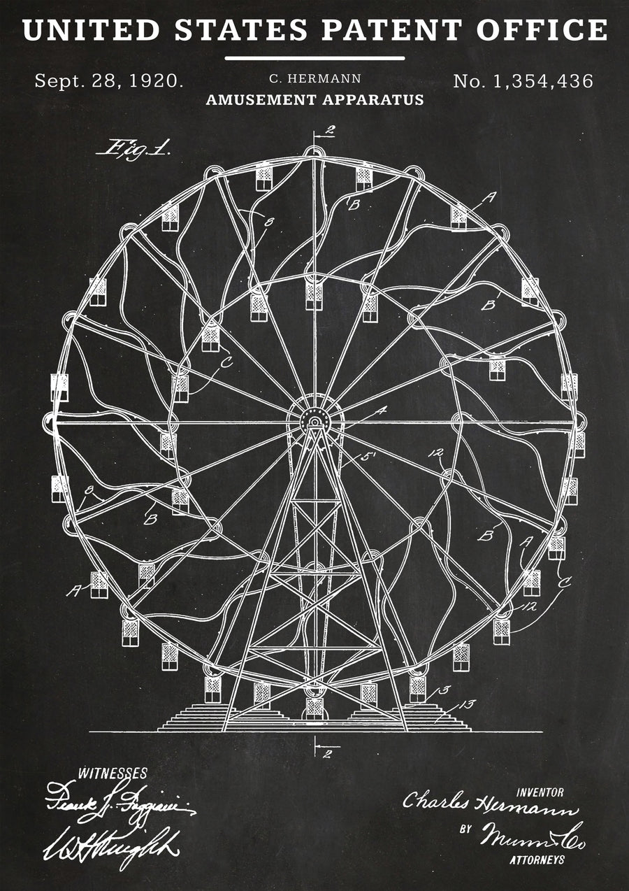 Ferris Wheel - Print only