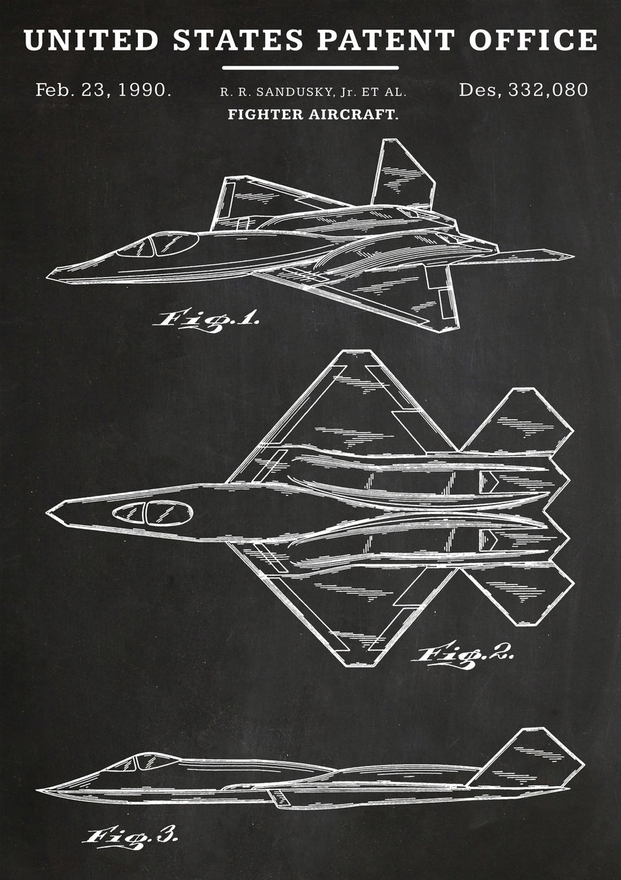 Avion de chasse - Print only