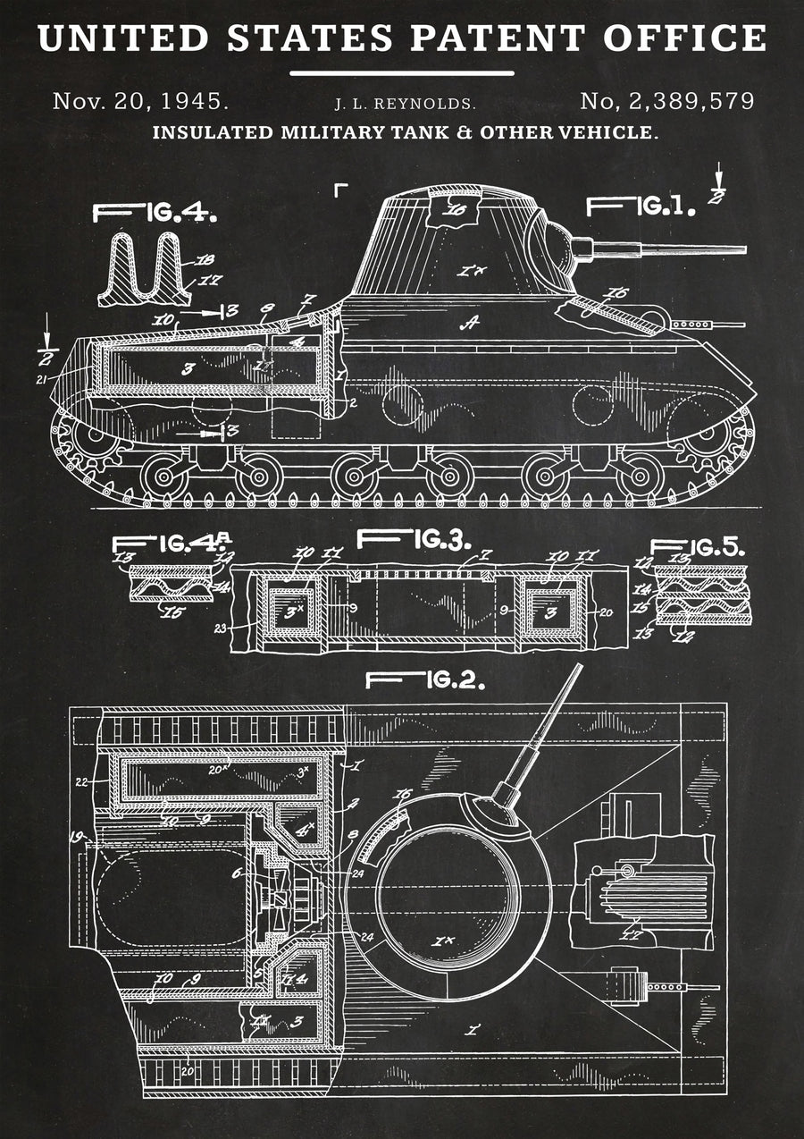 Military Tank - Print only