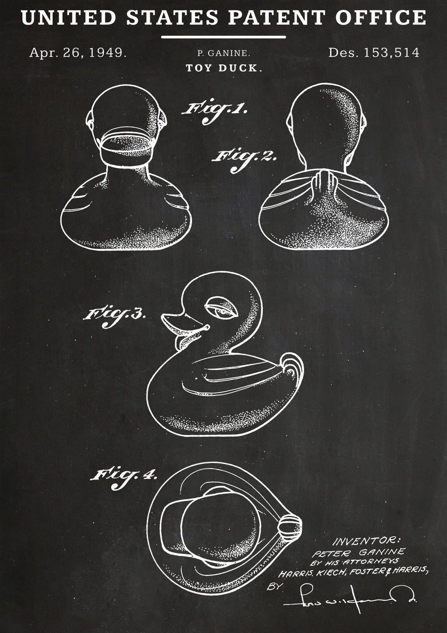 Canard en caoutchouc - Print only