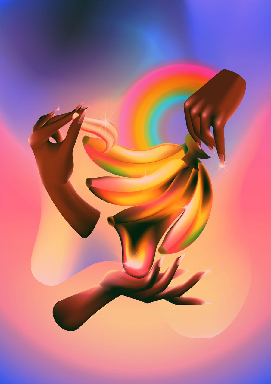 Melting Bananas - Print only