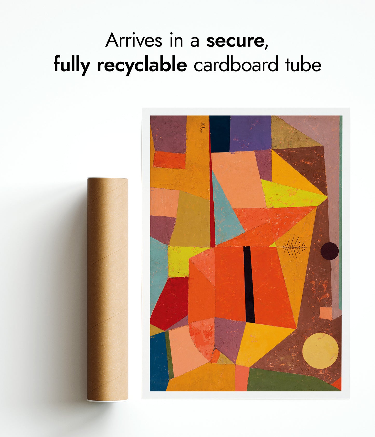 Fröhliche Berglandschaft