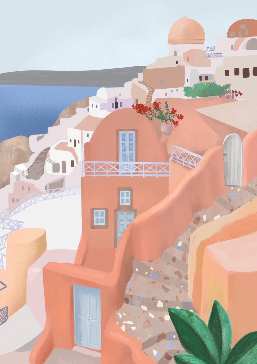 Santorini Greece - Print only