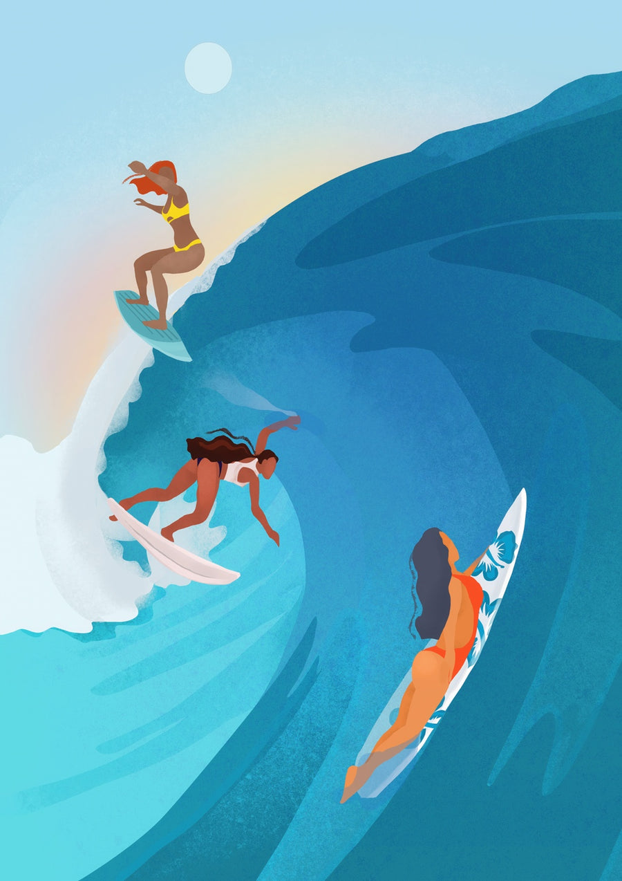 Surfers - Print only