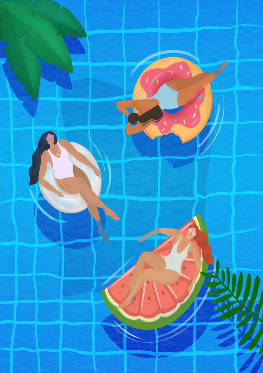 Pool Party - Print only