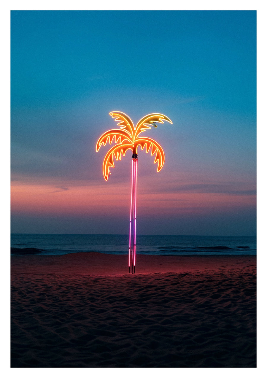 Gloeiende Handpalm - Print only