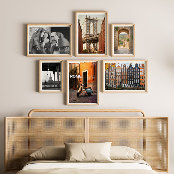 Mur de galerie de photographie