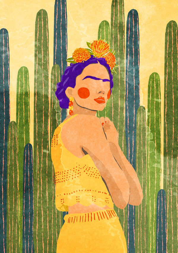 Frida and Cacti