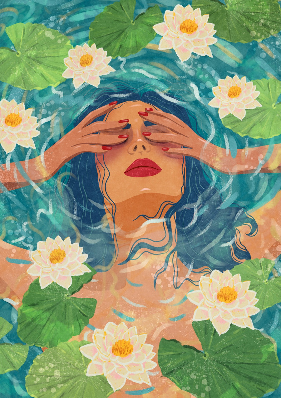 Lost Among Water Lilies - Print only