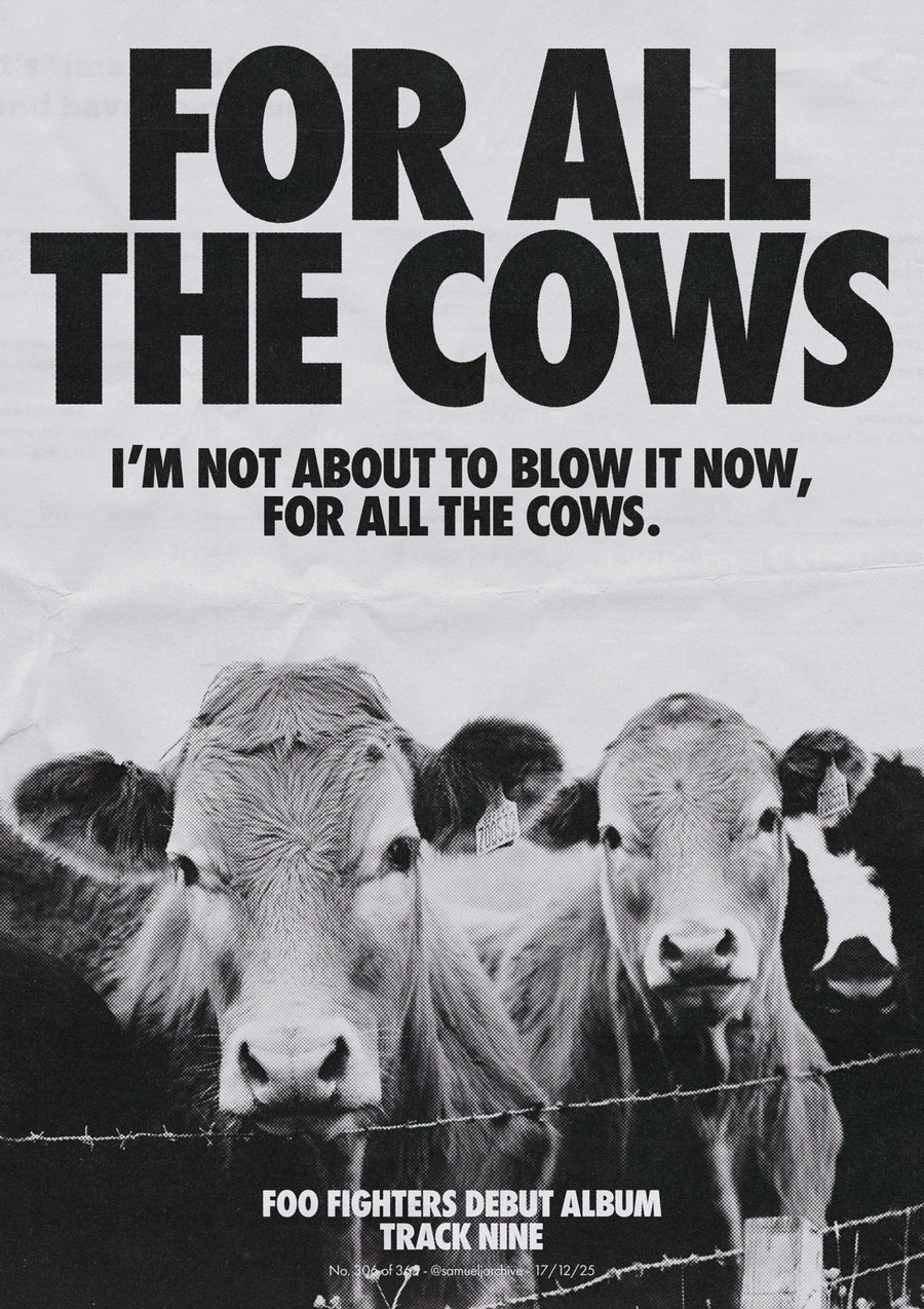For all the Cows - Print only