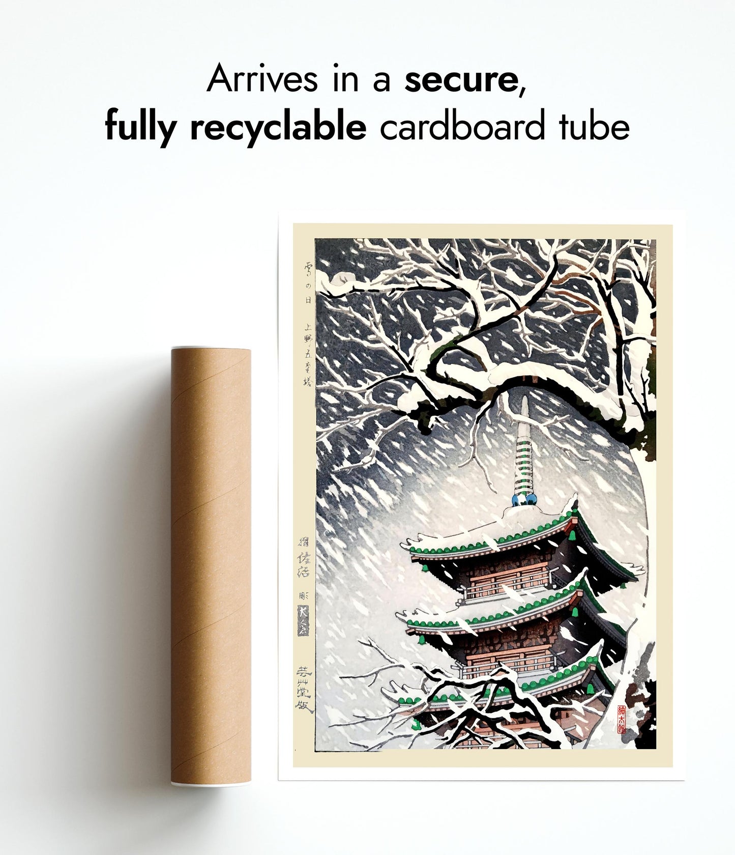 Five Story Pagoda in the Snow