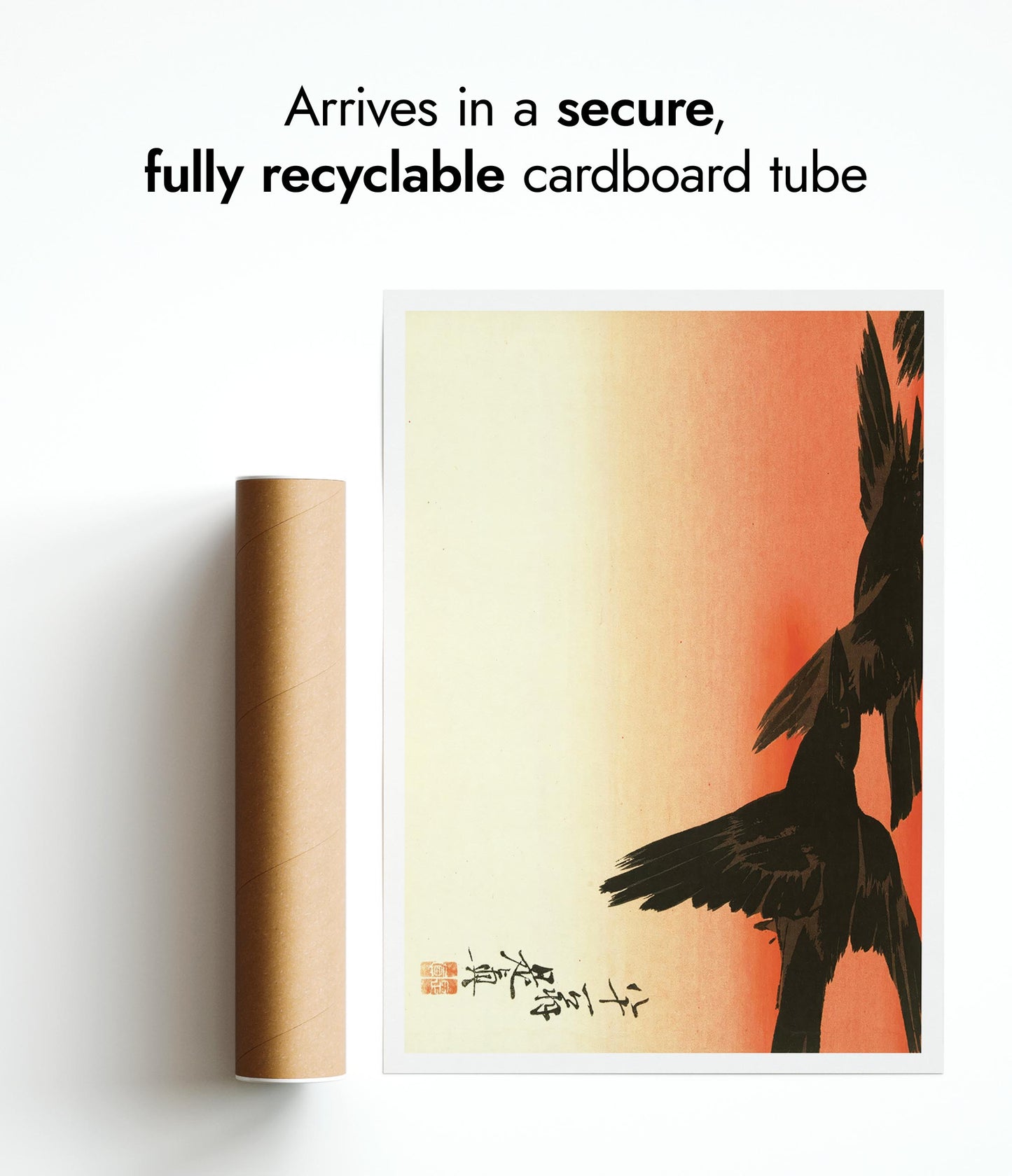 Crows Against a Red Sky