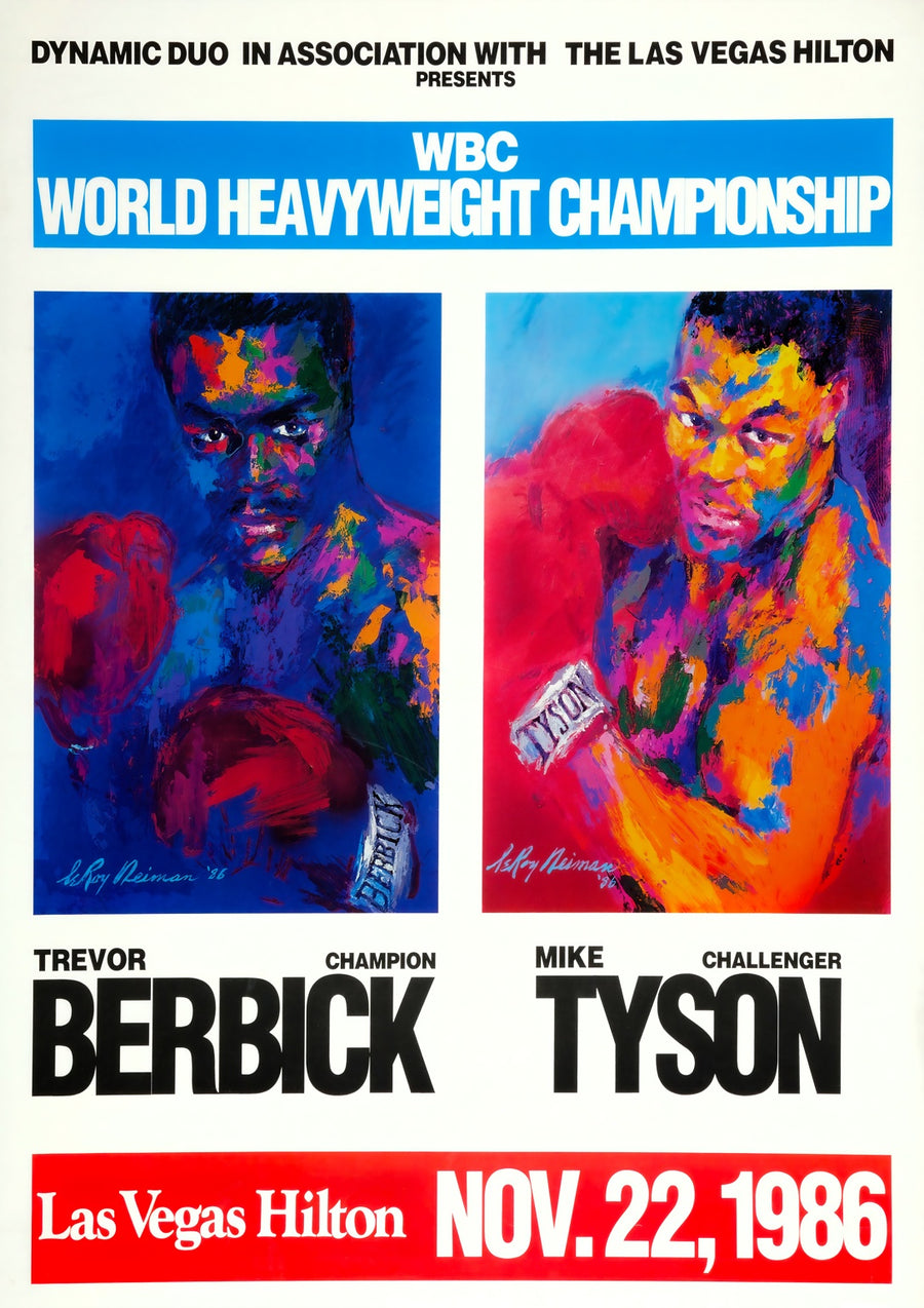 Mike Tyson Vs Trever Berbick - Print only