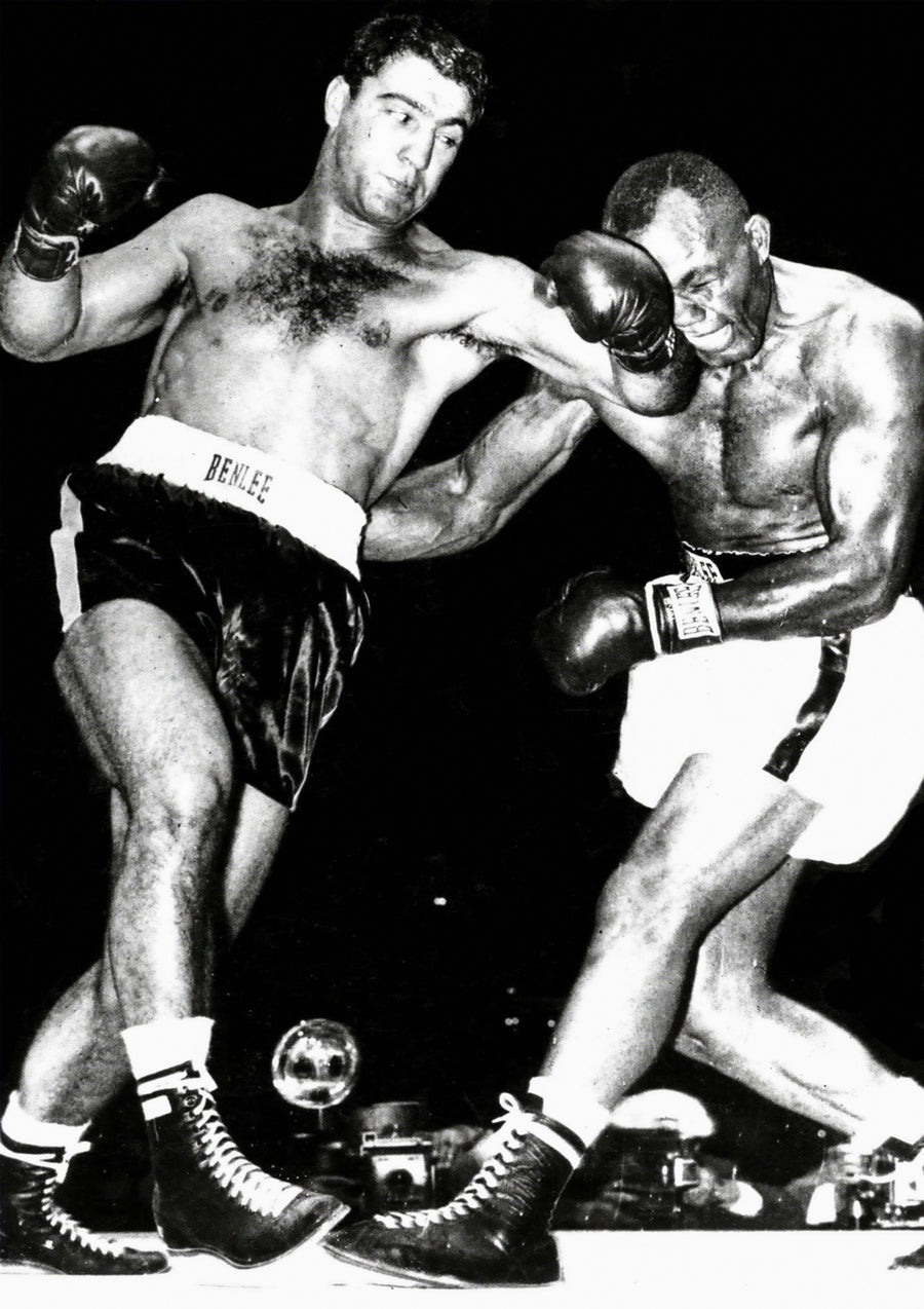 Rocky Marciano Vs Jersey Joe Walcott - Print only