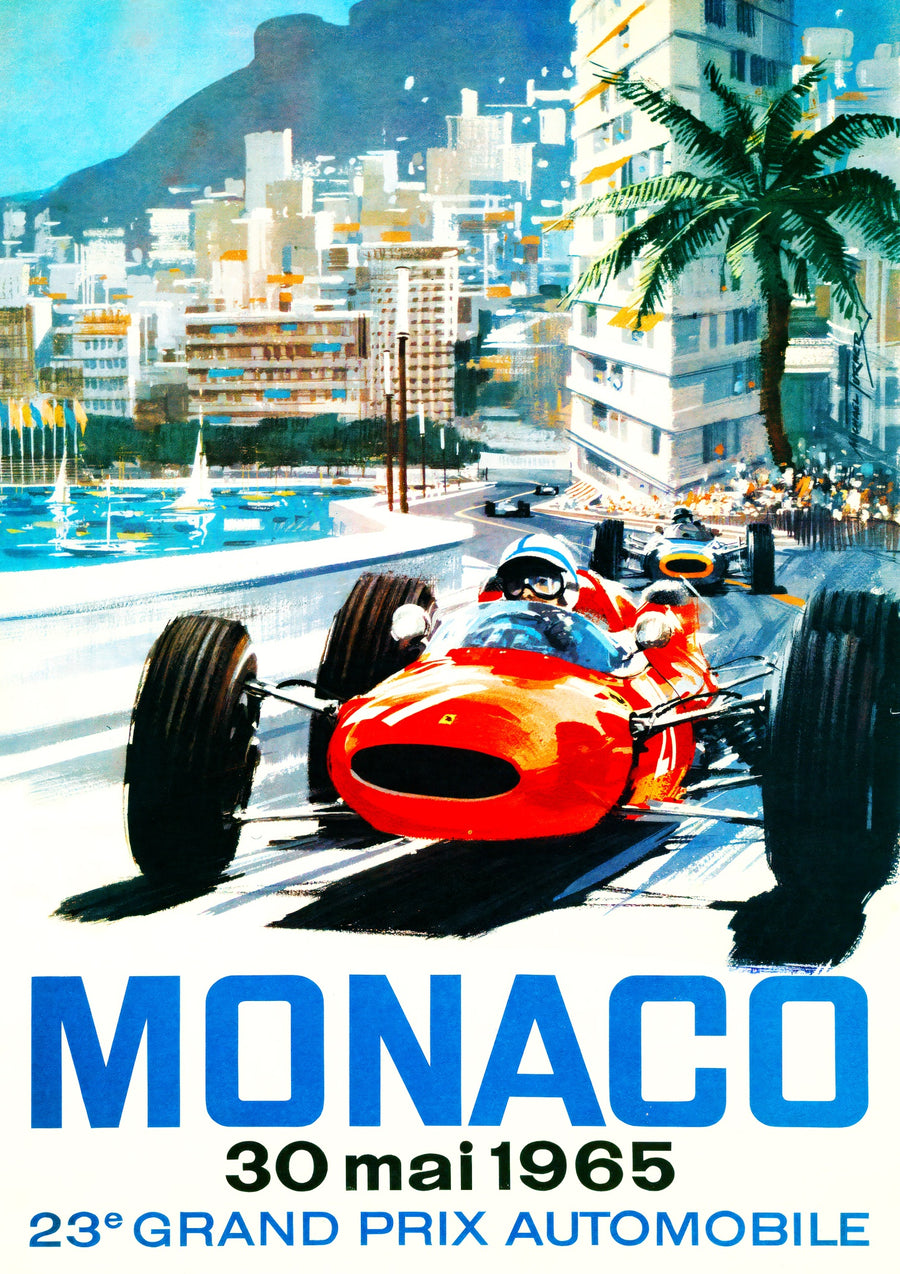 Grand Prix de Monaco - 1965 - Print only