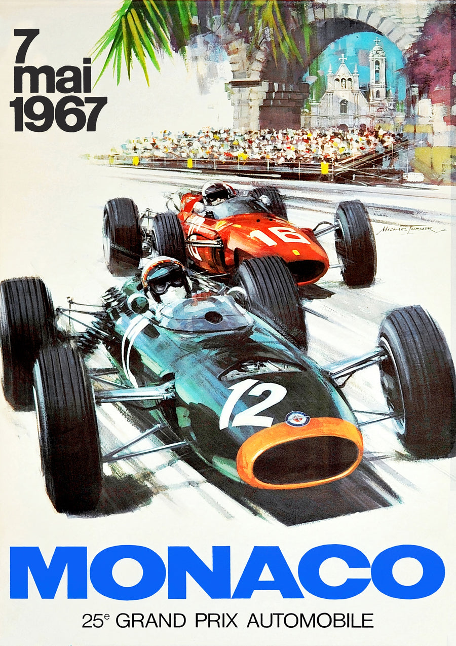 Monaco Grand Prix - 1967 - Print only
