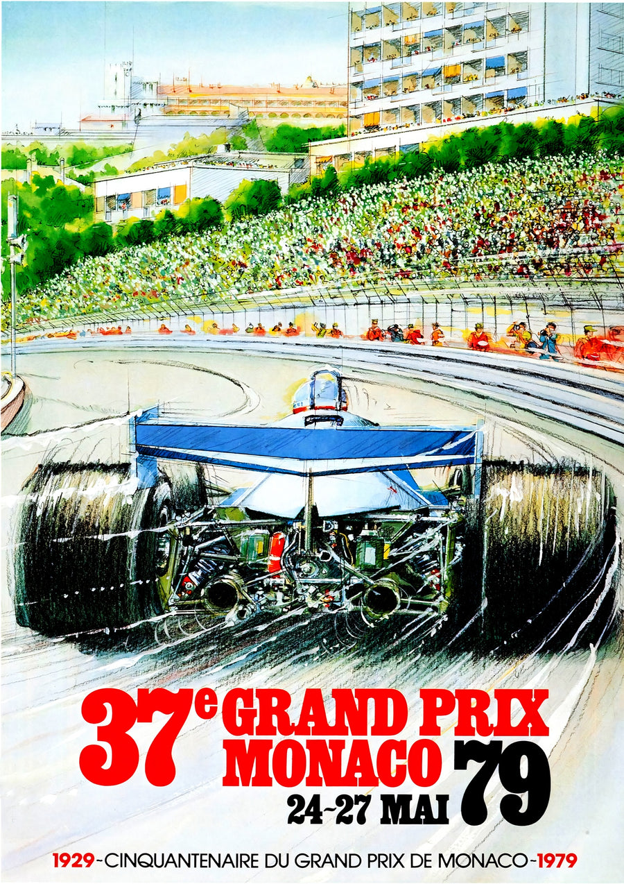 Monaco Grand Prix - 1979 - Print only