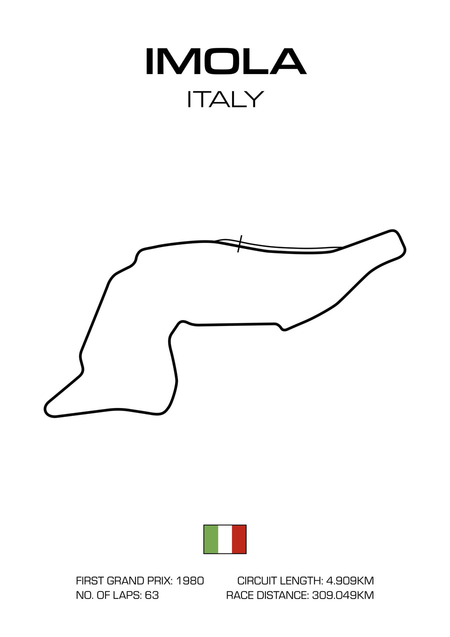 Grand Prix d'Imola, Italie - Print only