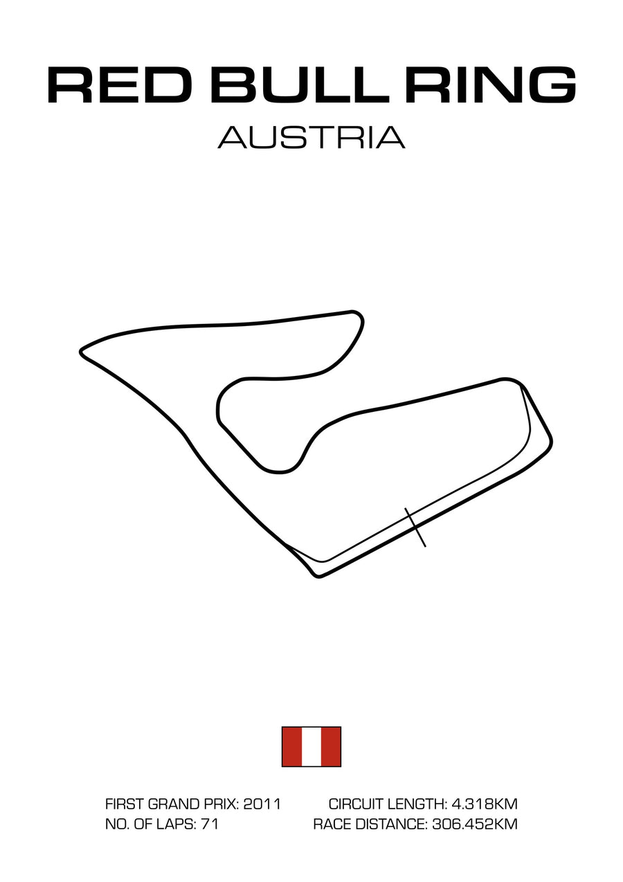 Red Bull Ring, Grand Prix d'Autriche - Print only