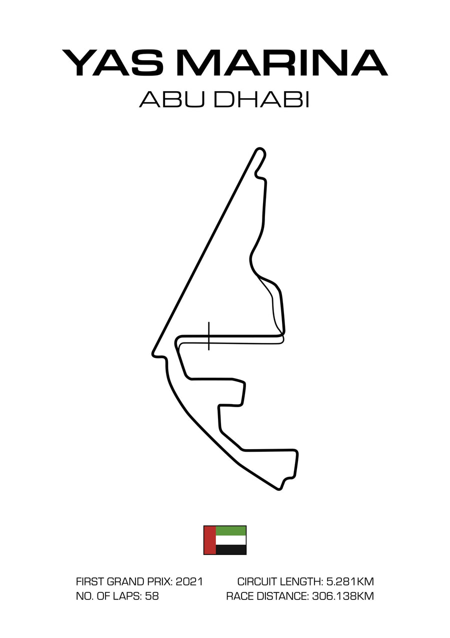 Abu Dhabi Grand Prix - Print only