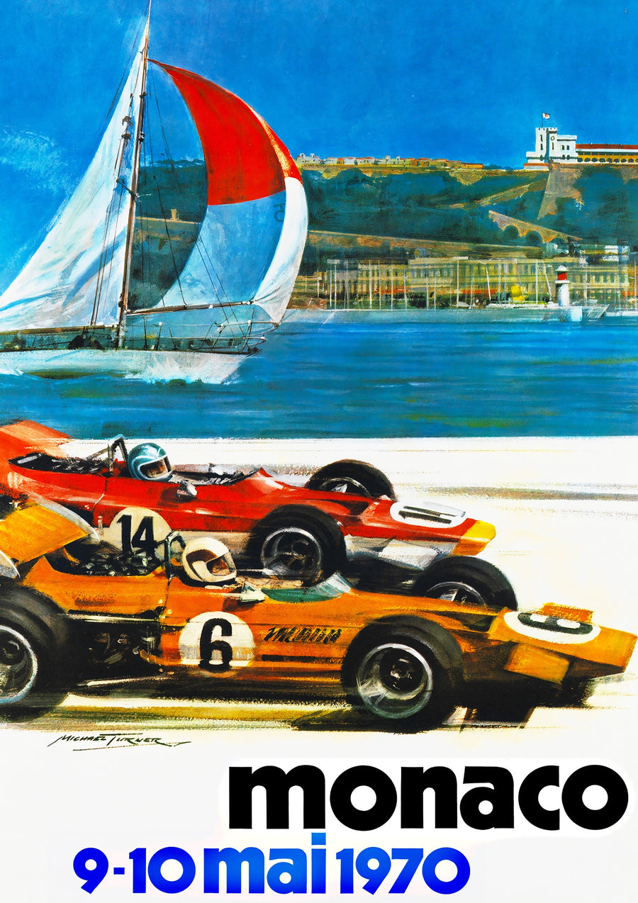 Grand Prix de Monaco - 1970 - Print only