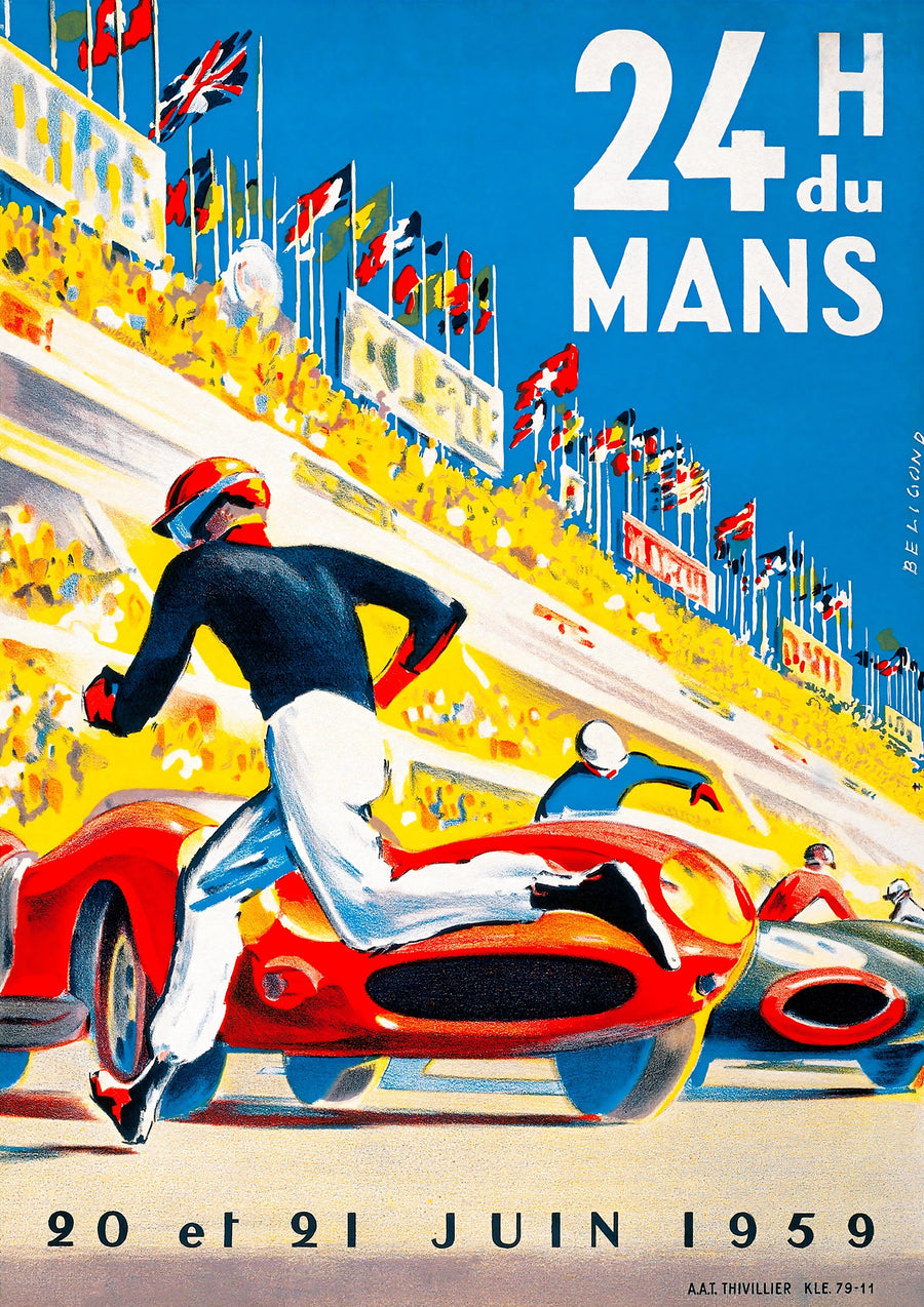 24 Heures du Mans Grand Prix - 1959 - Print only