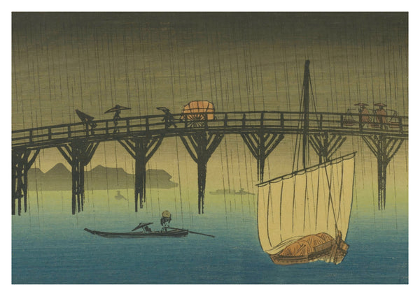 Regen Over Makura Brug