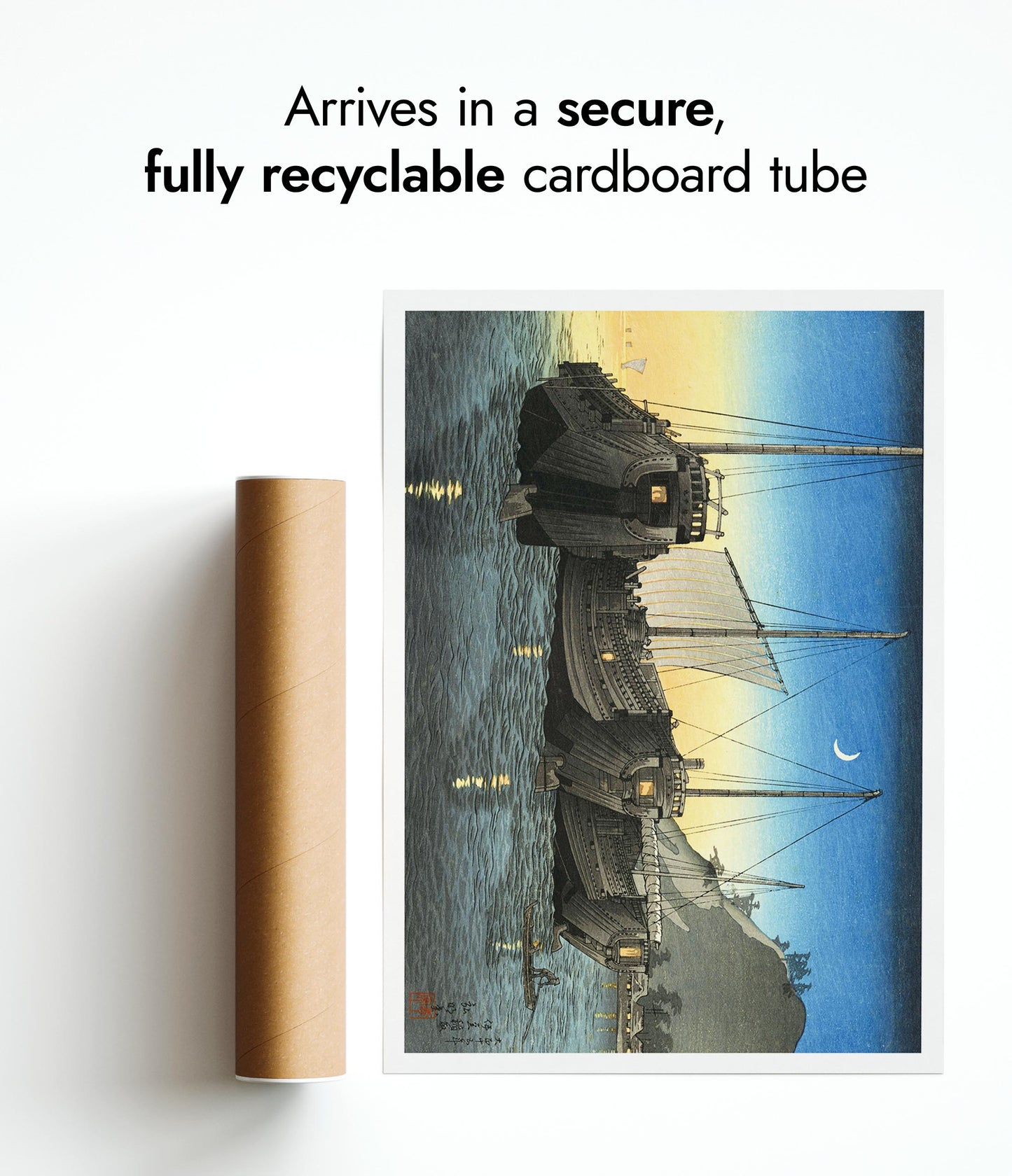 Junks in Inatori Bay, Izu