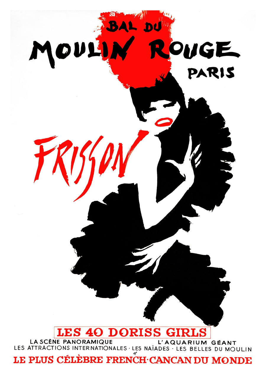 Bal du Moulin Rouge, Frisson - Print only