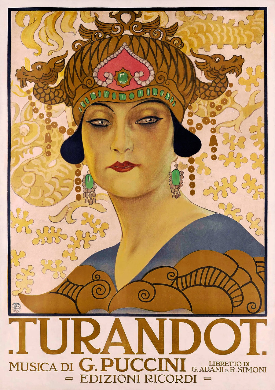 1926 Turandot - Opéra - Print only