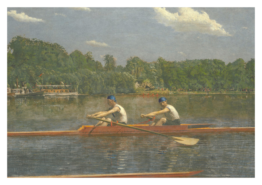 Les frères Biglin en course - Print only