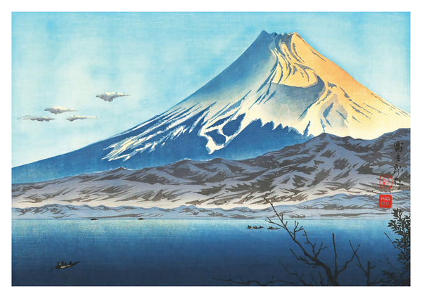 Fuji från västra Izu-kusten