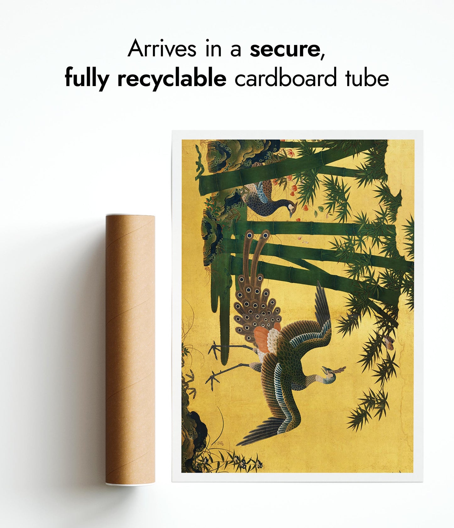 Japanese Peacocks & Bamboo