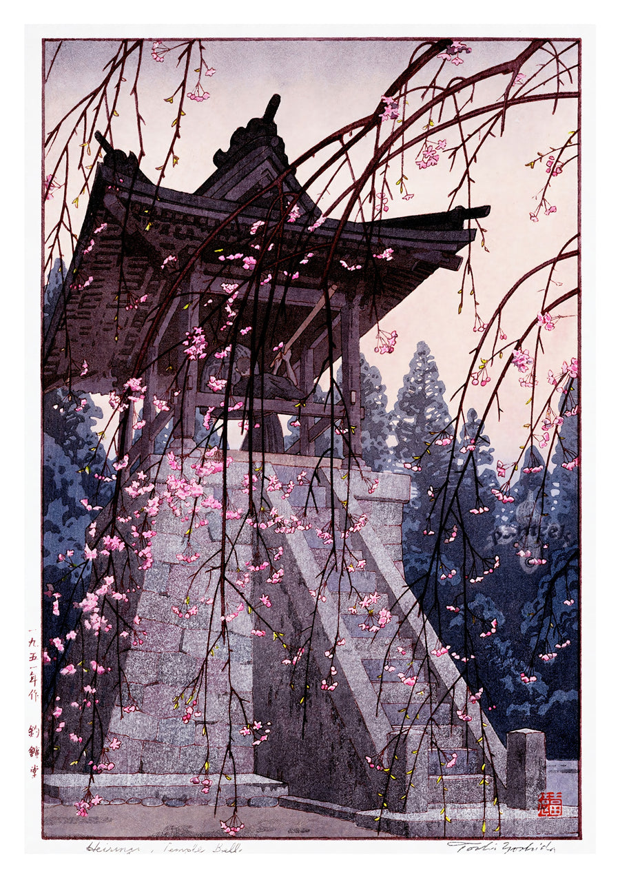 Heirinji tempel klocka - Print only