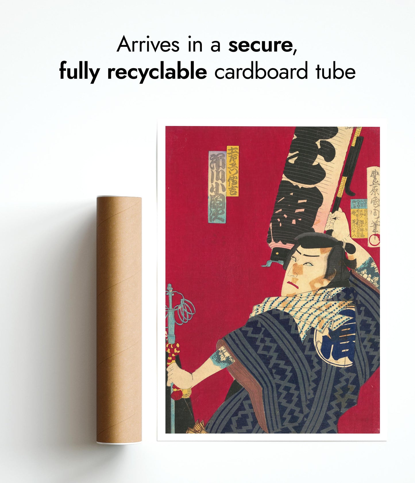 Dozaemon Denkichi dans une pièce de Kabuki