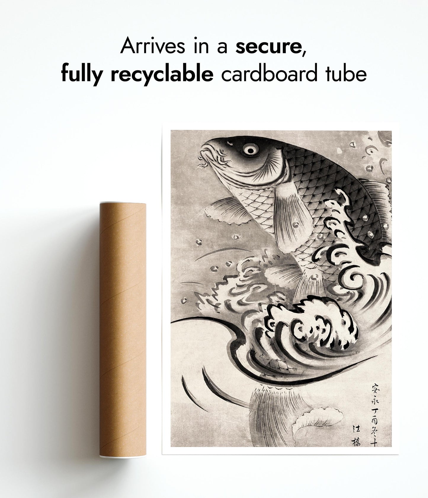 Carping Leaping Out of Water