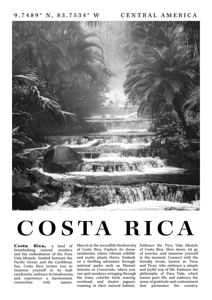 Costa Rica - Print only