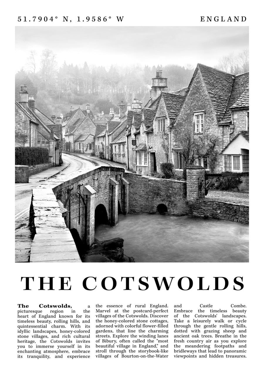 Cotswolds - Angleterre - Print only