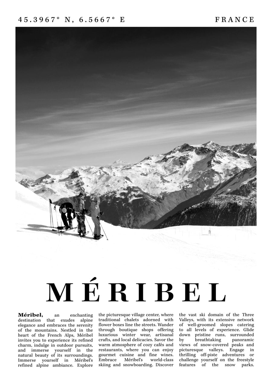 Meribel - France - Print only