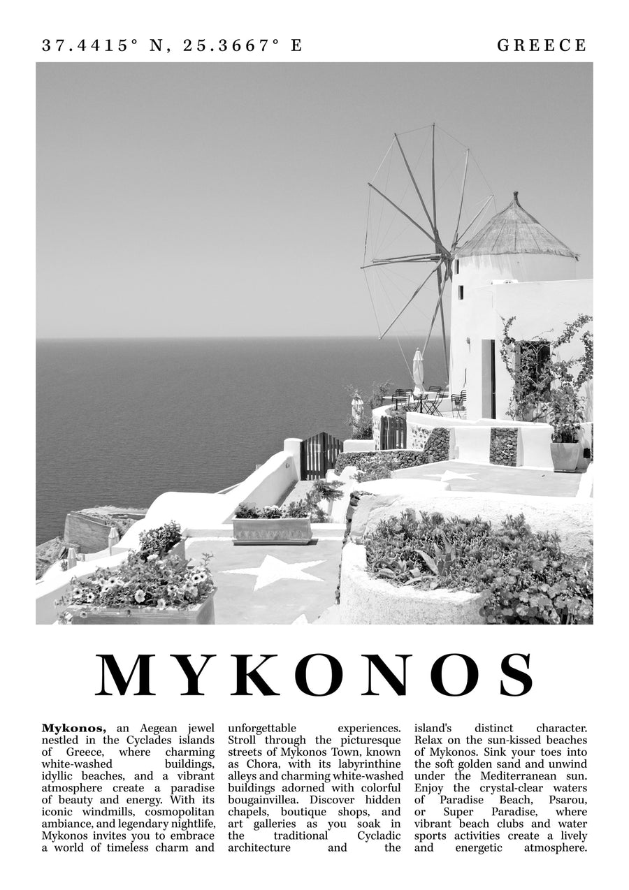 Mykonos - Greece - Print only
